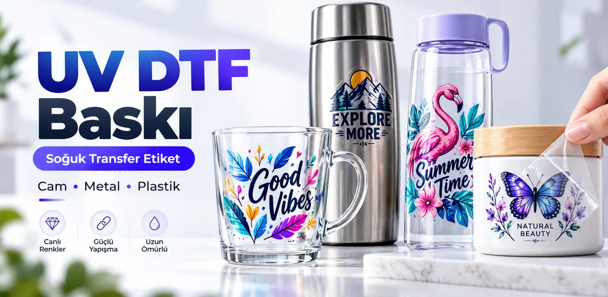 UV DTF Baskı | Soğuk Transfer Etiket ve Sticker