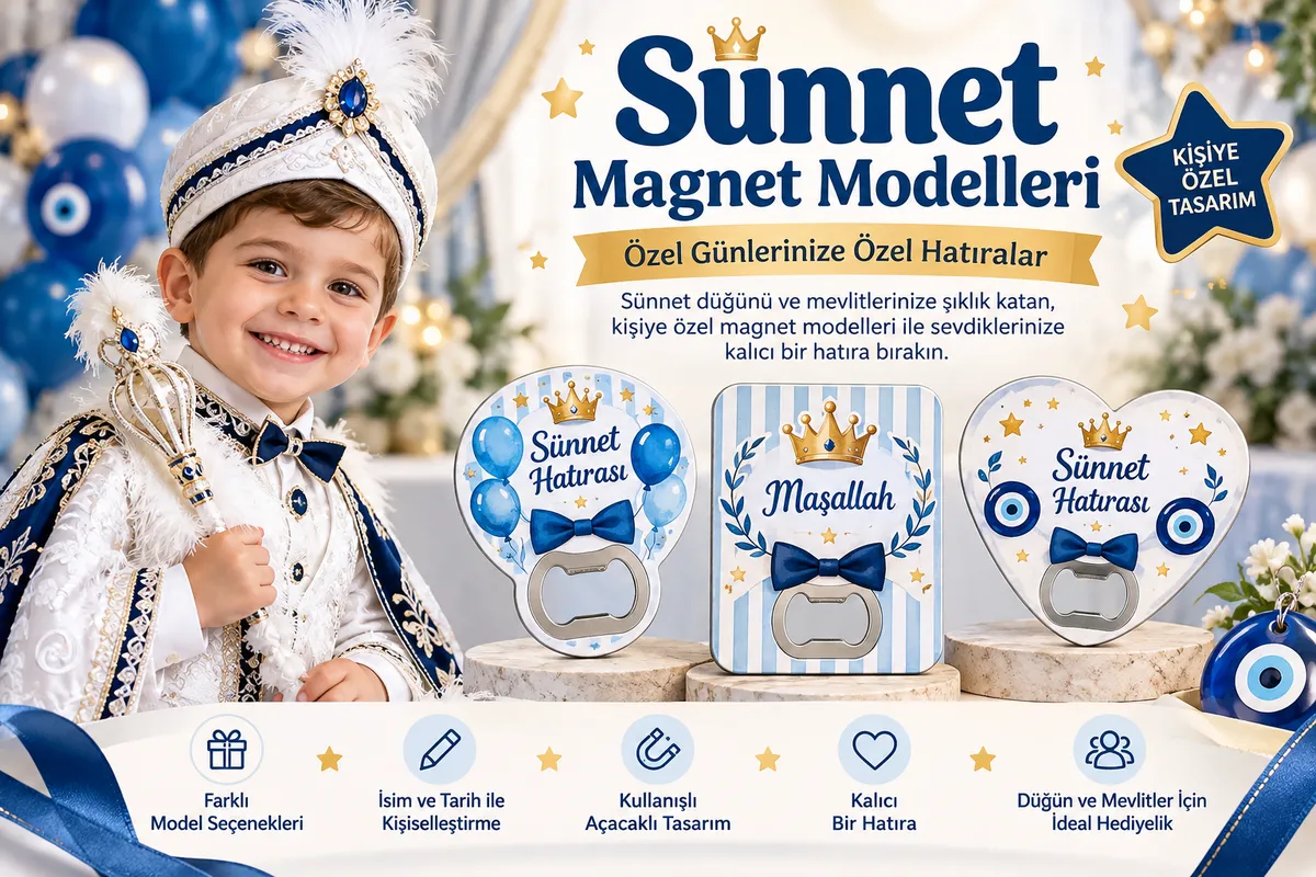 Sünnet Magnet Modelleri ve Fiyatları | Mezuniyet.Net
